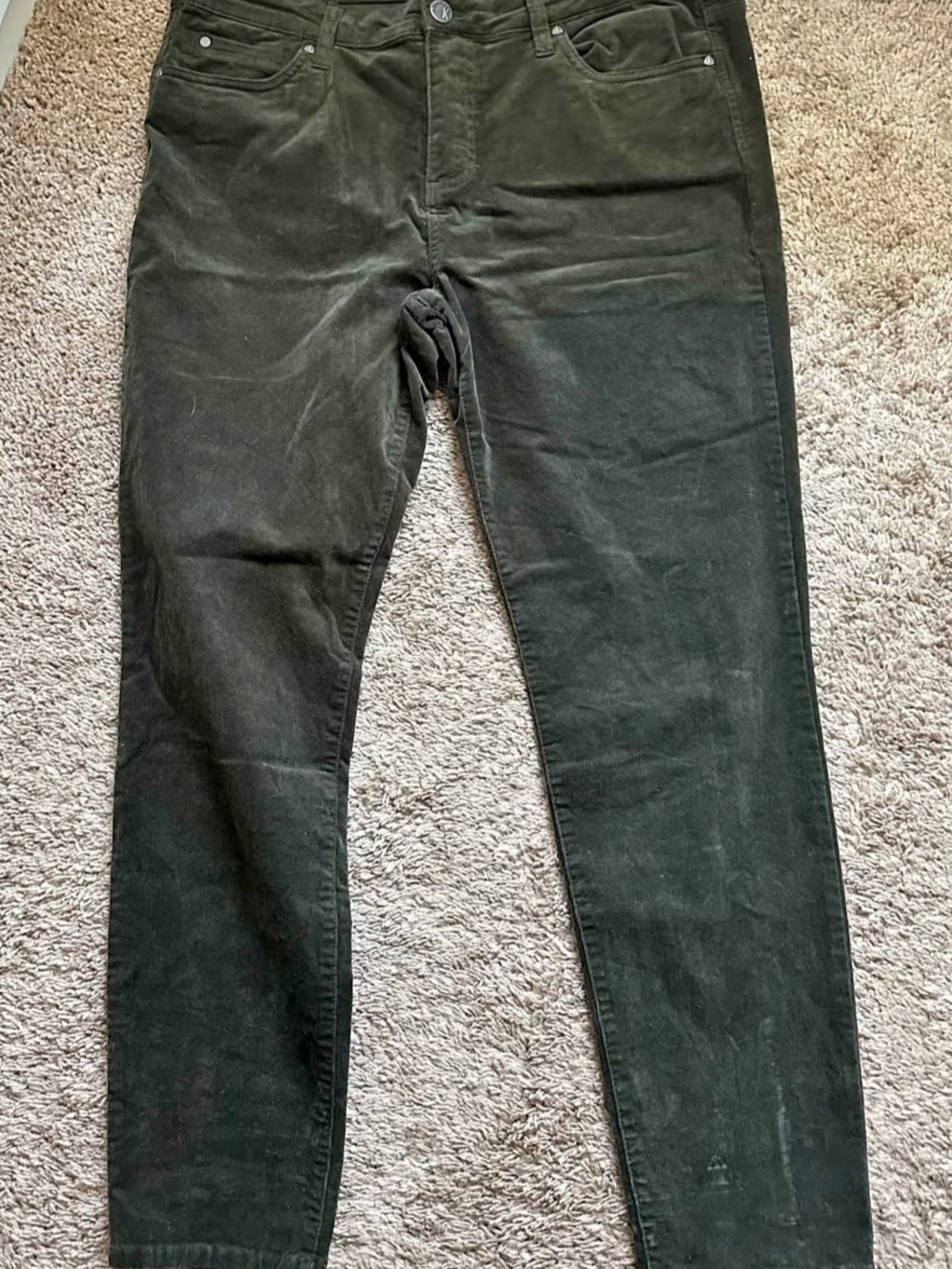 Kut from the Kloth Olive Straight Leg Pants